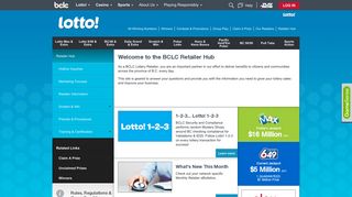 Retailer Hub - BCLC Lotto