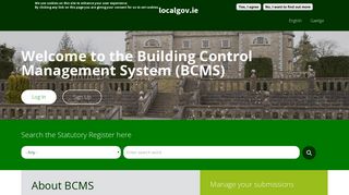 Building Control Management System (BCMS) - localgov.ie