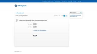 Barclaycard | Enter your log in details
