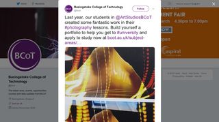 Basingstoke College of Technology on Twitter: 