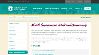 Mobile Engagement: Adult and Community - Baltimore County Public ...