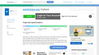 Access email.bcps.org. Outlook