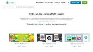 Try DreamBox - Free K-8 Math Lessons - DreamBox Learning