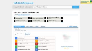 bcps12.agilemind.com at WI. Agile Mind - Website Informer