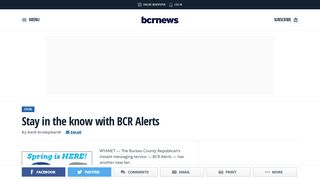 Stay in the know with BCR Alerts | Bureau County Republican