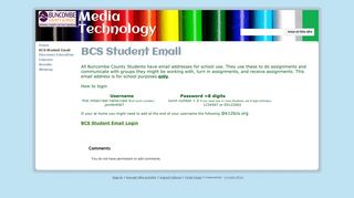 BCS Student Email - Media Technology - Google Sites