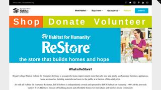ReStore - Bryan/College Station Habitat for Humanity