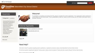 Bakersfield City School District - Frontline Recruitment - applitrack.com
