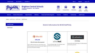 Staff Portal / Staff Portal - Brighton Central School District