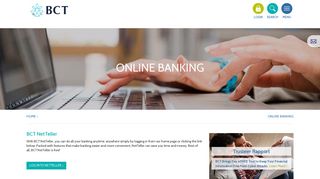 BCT online banking - Bank of Charles Town