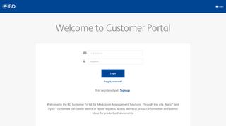 Login - Customer Portal