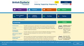 eLearning | British Dyslexia Association