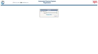 APS Registration Login - Automated Payment System - bdbdata.com