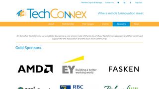 TechConnex Sponsors - A collaborative community for learning and ...
