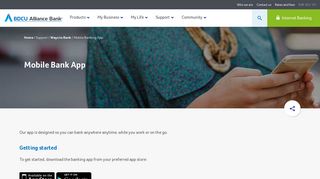 Mobile Banking App - Bdcu