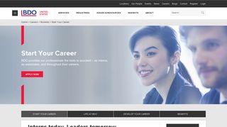 BDO Careers for Students | Start Your Career - BDO USA, LLP
