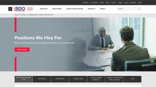 BDO Careers: Accounting | Assurance | Auditing Job Openings