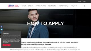 How to apply - BDO Early in career