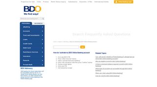 How do I activate my BDO Online Banking account | BDO Unibank, Inc.