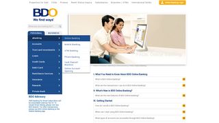 FAQs: Online Banking | BDO Unibank, Inc.