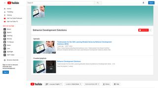 Behavior Development Solutions - YouTube