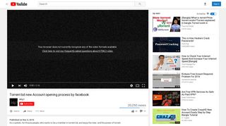 Torrent bd new Account opening process by facebook - YouTube