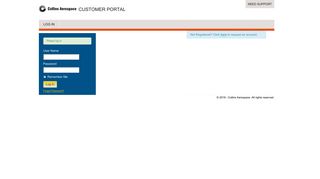 B/E Aerospace Customer Portal: Login