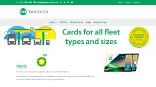 Apply for your BP Fuel Card - Apply - Be Fuelcards