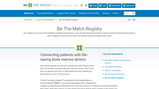 Bone Marrow Registry | Be The Match