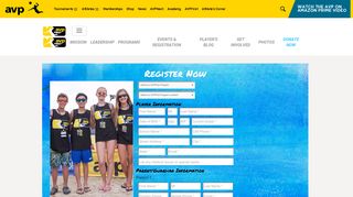 Register Now | AVP Beach Volleyball