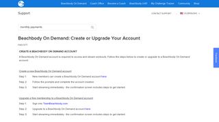 Beachbody On Demand: Account Creation, Upgrade or Log In Issues ...
