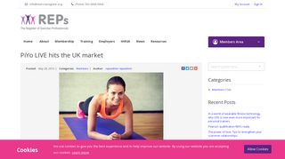PiYo LIVE hits the UK market - Register of Exercise Professionals