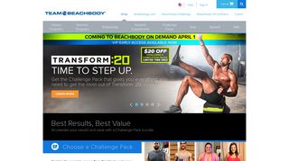 Shop Fitness Programs, Nutritional Products ... - Team Beachbody