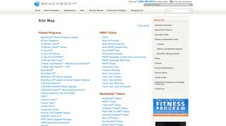 Beachbody Site Map - Fitness, Nutrition, Diet, Weight Loss Official ...