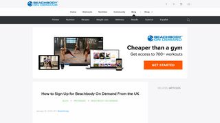 How to Sign Up for Beachbody On Demand From the UK | The ...