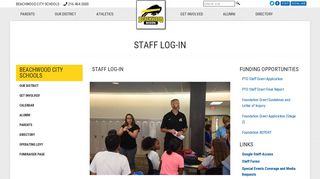 Staff Log-In - Beachwood City Schools
