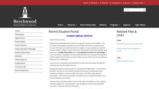 Parent/Student Portal - Beechwood Independent School District