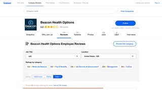 Working at Beacon Health Options: 522 Reviews | Indeed.com