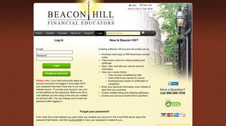 Login - Beacon Hill Financial Educators