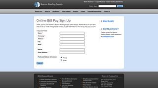 Online Bill Pay - Beacon Roofing Supply - North America's Largest ...