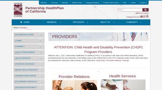 Providers - Partnership HealthPlan of California