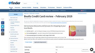 Bealls Credit Card review | finder.com