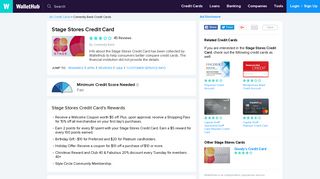 Stage Stores Credit Card Reviews - WalletHub