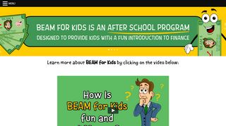 BEAM For Kids | a fun introduction to finance