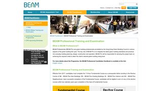 BEAM Pro Training and Examination - BEAM Society Limited
