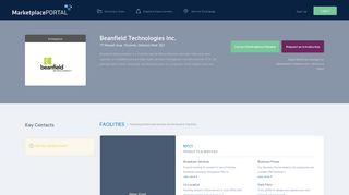 Beanfield Technologies Inc. - MarketplacePORTAL