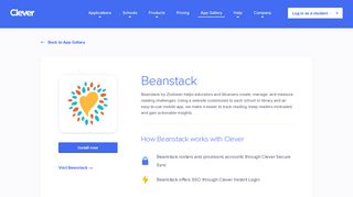Beanstack - Clever application gallery | Clever