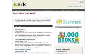 Beanstack - Burlington County Library System