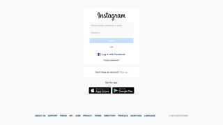 Instagram Login – Beanstalk