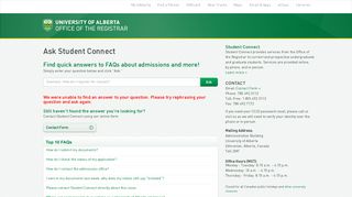 How do I access my UAlberta email account? - Ask Student Connect
